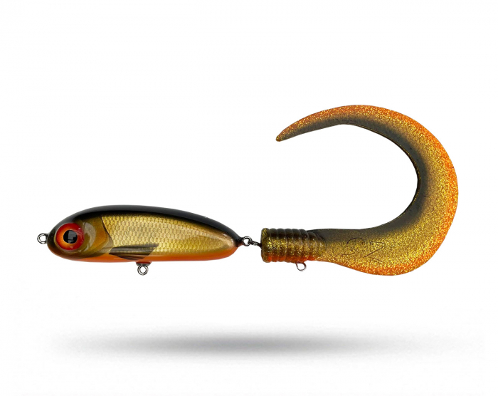 Jenzza Trossö Tail XL - Golden Shiner i gruppen Fiskedrag / Tailbeten hos Örebro Fiske & Outdoor AB (Trosso XL Golden Shiner)